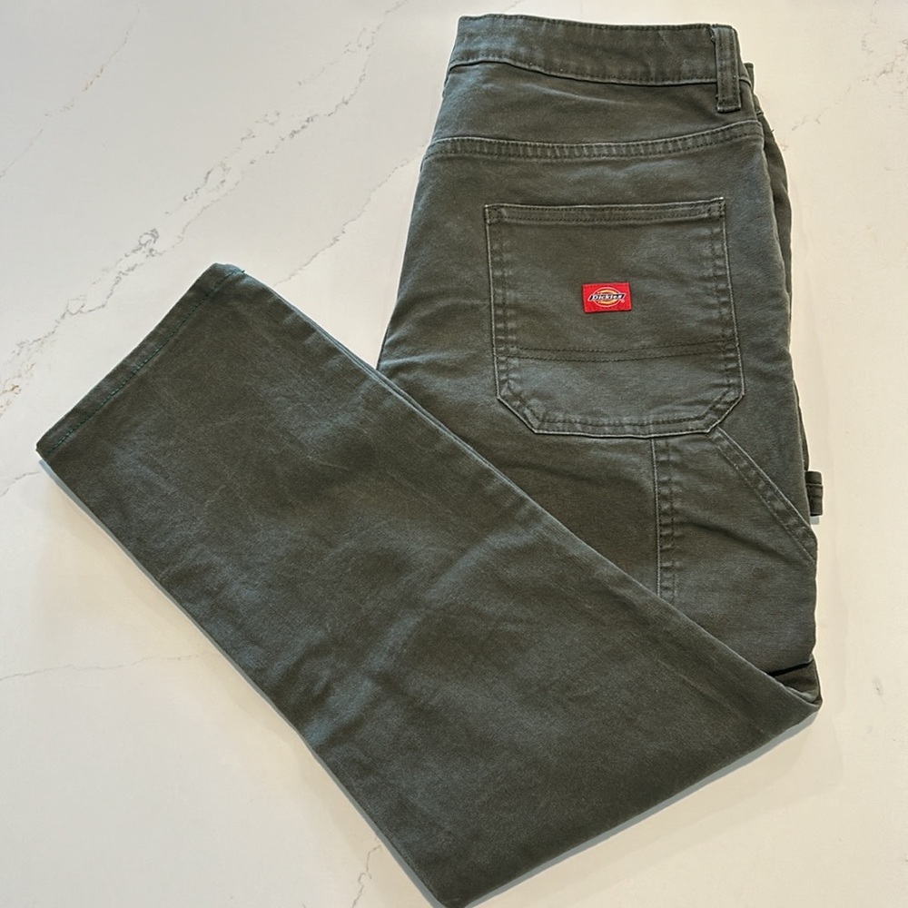 Dickies Women's Straight Leg Jeans - Green